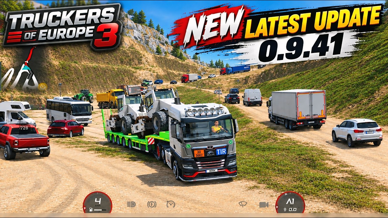 Truckers of Europe 3 &ndash; New Update 0.9.41 | New Traffic, Quarry Map Upgrade & HARD Route Gameplay!