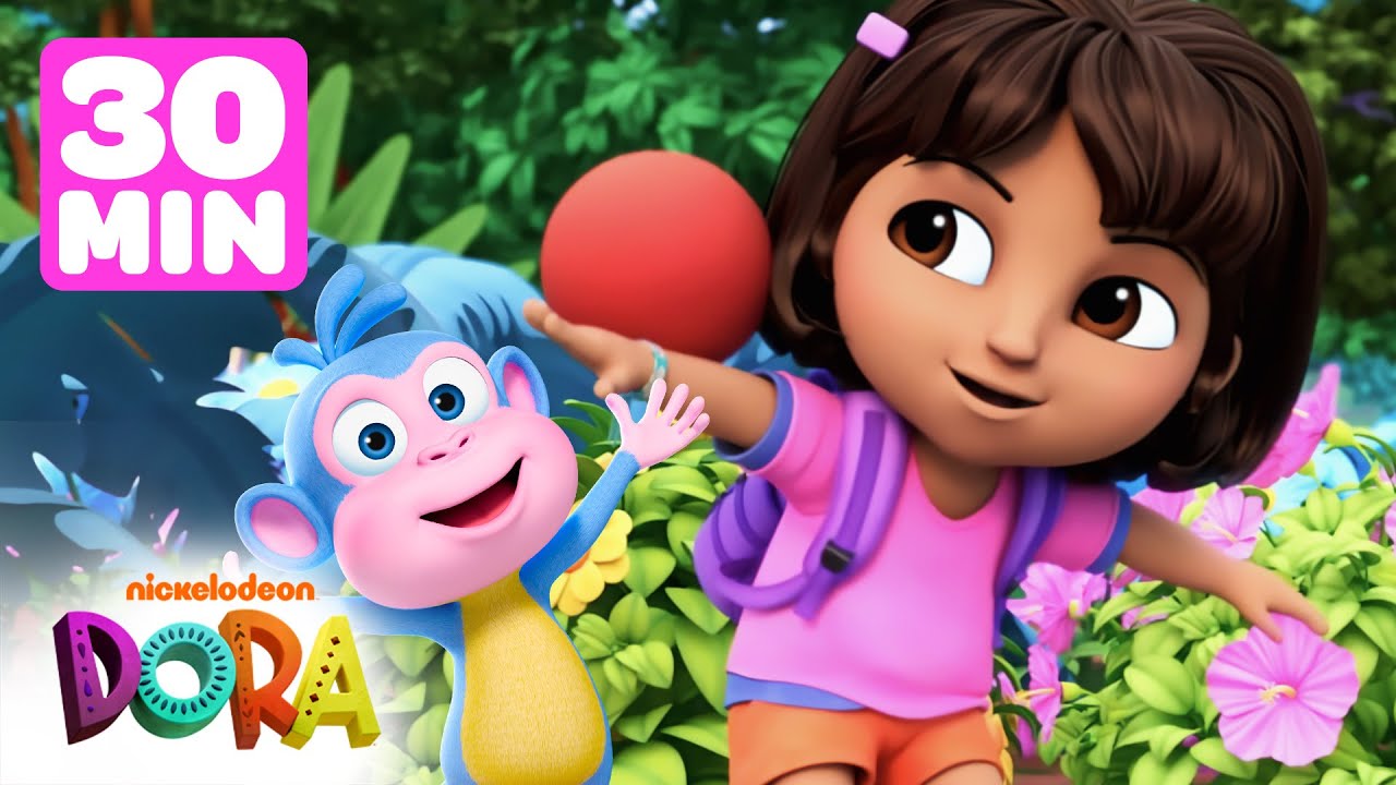 Dora’s Daring Sports Rescues #2 ⚾️⚽️ Let's Play Outside for 30 Minutes | Dora & Friends