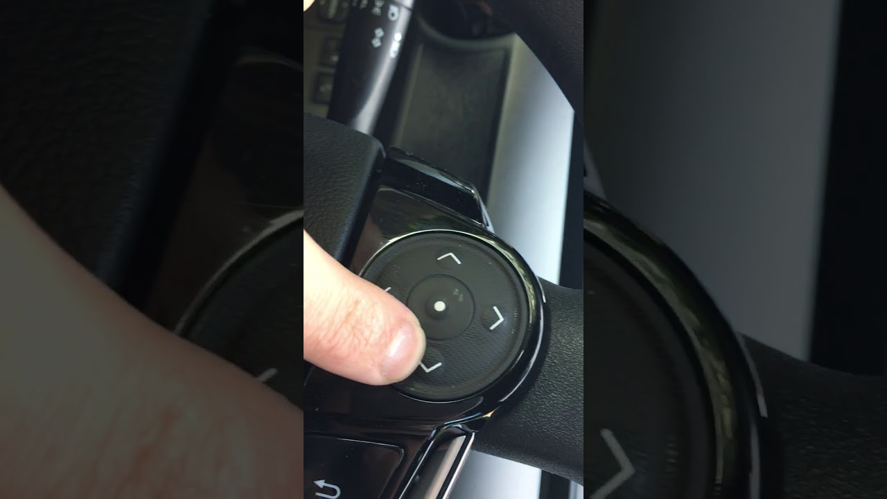 2018 Prius C setting the clock and meters