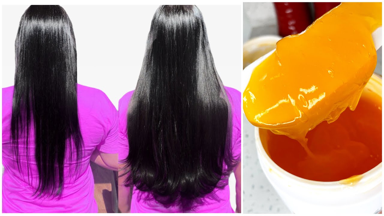 NÃO USE MUITO ! Pode  ENGROSSAR RÁPIDO o cabelo! REPOSIÇÃO DE COLÁGENO com GELATINA🧡