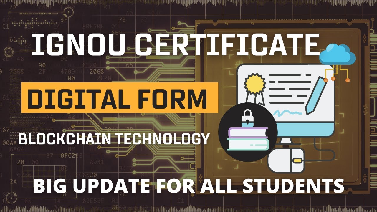 IGNOU Original Certificate in Digital Form | Blockchain