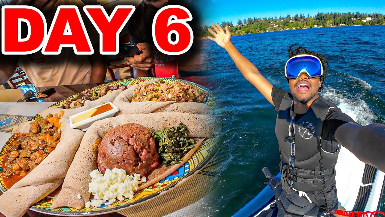 ሀበሻ ምግብ ቤት እና Jet Ski በ seattle || day 6