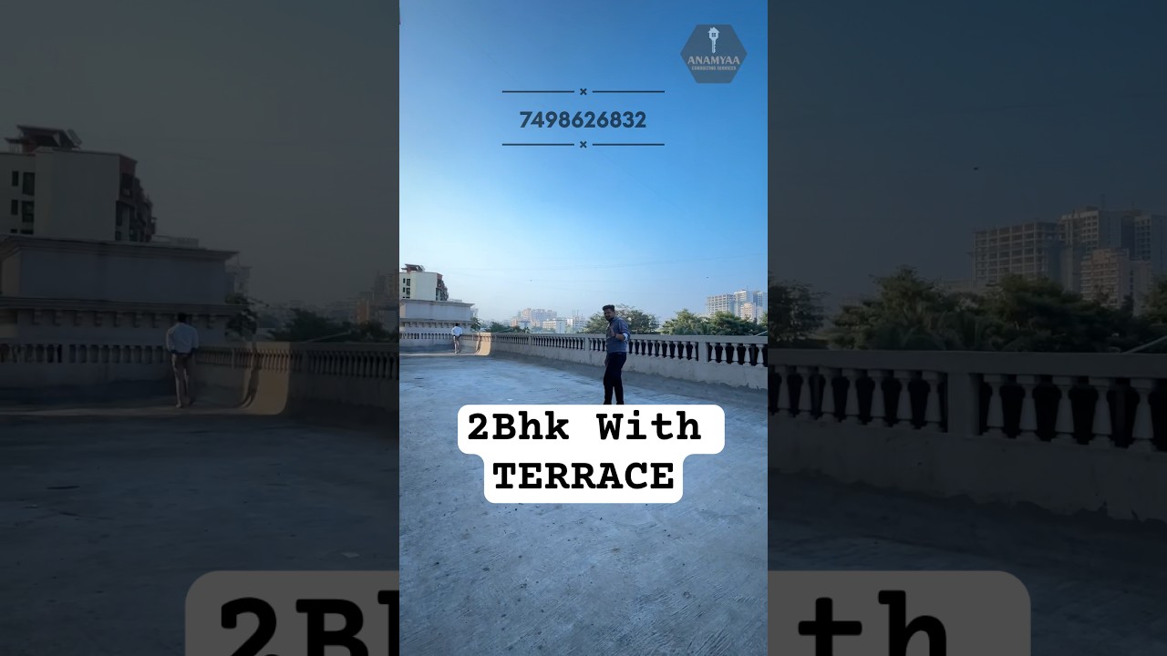 Terrace Flat For Sale🤗Fully Furnished Near Mumbai,Mira Road|OC received| Ready To Move | Near Metro