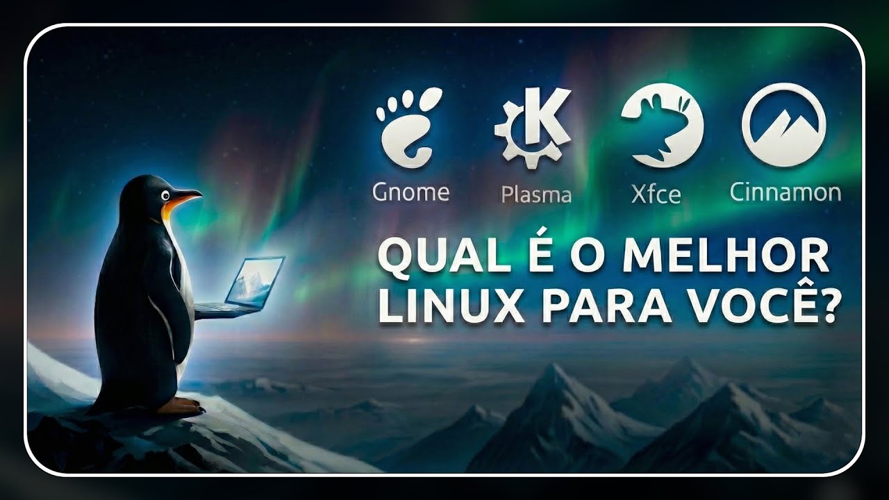 QUAL ESCOLHER? GNOME vs KDE vs XFCE vs Cinnamon: Diferenças Cruciais no Linux