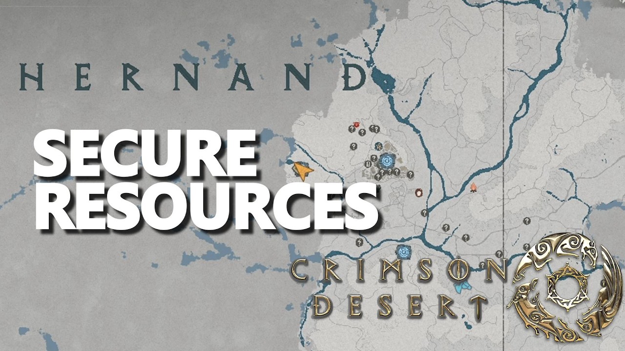 Secure Resources FULL QUEST Crimson Desert