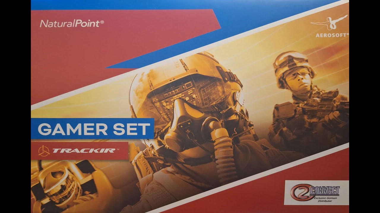 Unboxing Natural Point TrackIR 5 Gamer Set
