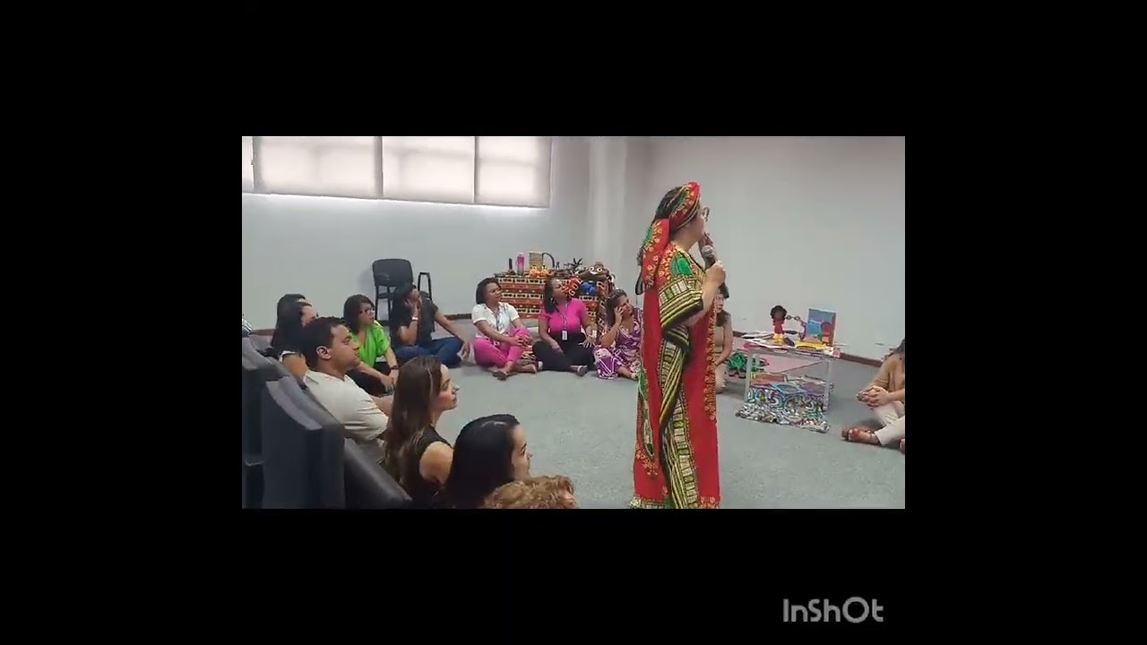 CONTAÇÃO DE HISTÓRIAS COM A LITERATURA "OLELÊ" -    ENCONTRO DE FORMAÇÃO DOCENTE - SERRA - ES.
