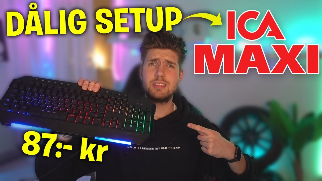 TESTAR BILLIG GAMING SETUP FR&Aring;N ICA MAXI *MARDR&Ouml;M*