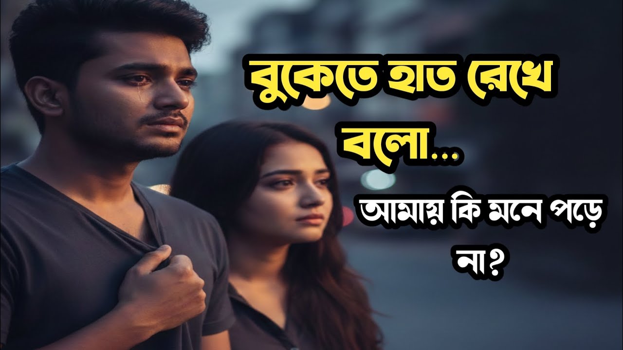 বুকেতে হাত রেখে একবার সত্যিটা বলো—ভালোবাসা কি এত সহজে স্মৃতি হয়ে যায়?এই গানটা তাদের জন্য,