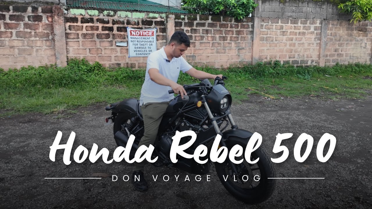 2021 Honda Rebel 500 Montage and Sound check (Vance and Hines Slip on pipe)