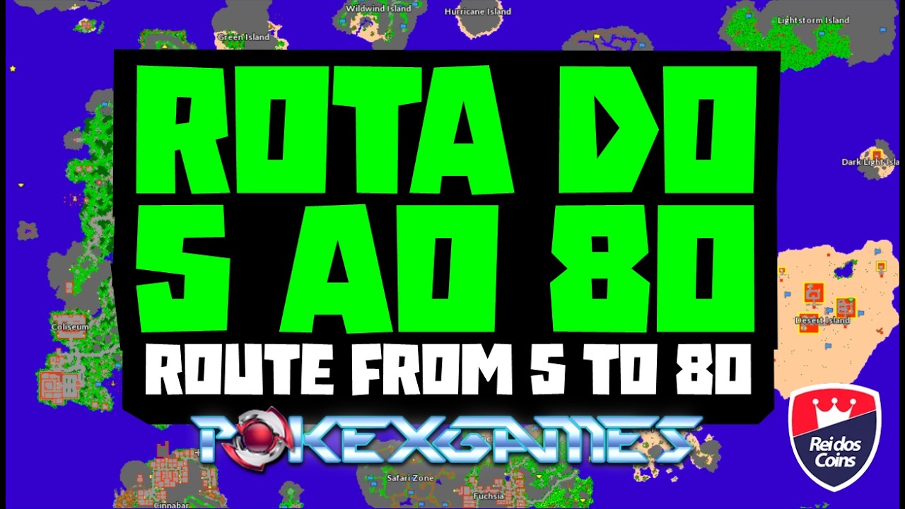 como upar rápido do 5 ao 80 na PokexGames
