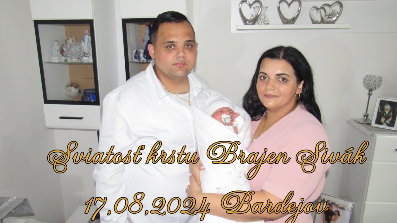 Sviatosť krstu Brajen Sivák 17,08,2024 Bardejov (Kontakt kameraman 0951762738)