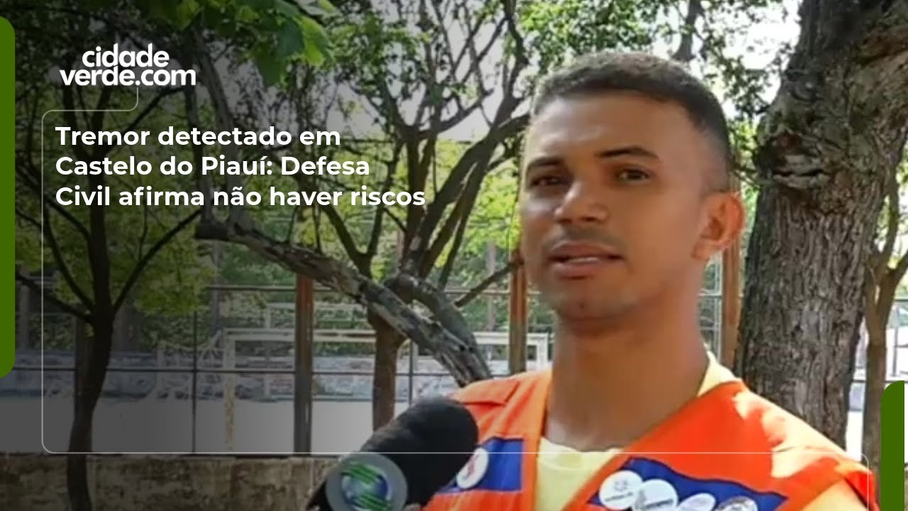 Tremor detectado em Castelo do Piauí: Defesa Civil afirma não haver riscos