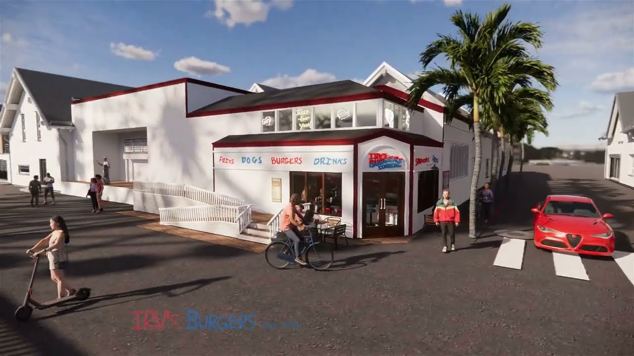 Kobra Design:  IRVS Burgers, Balboa Fun Zone, Newport Beach CA - 2023