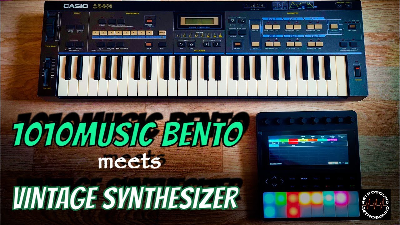 1010music Bento Meet Vintage Synthesizer Studio