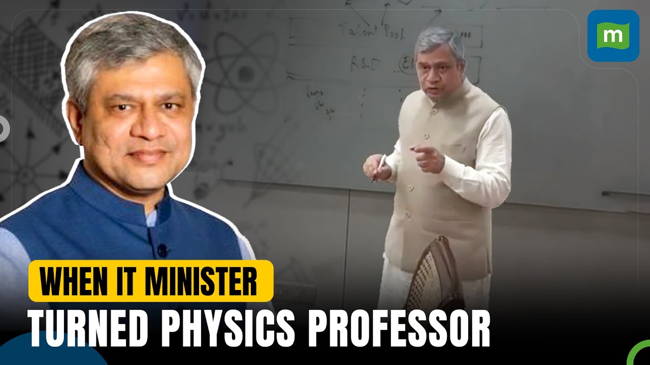 Union IT Minister Ashwini Vaishnaw Turns Professor; Takes Masterclass On India’s Semiconductor Plans