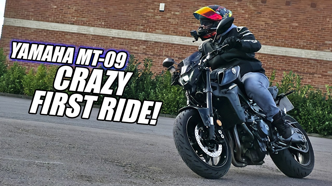 Чего ожидать от первой поездки на Yamaha MT-09! (Полное безумие!)
