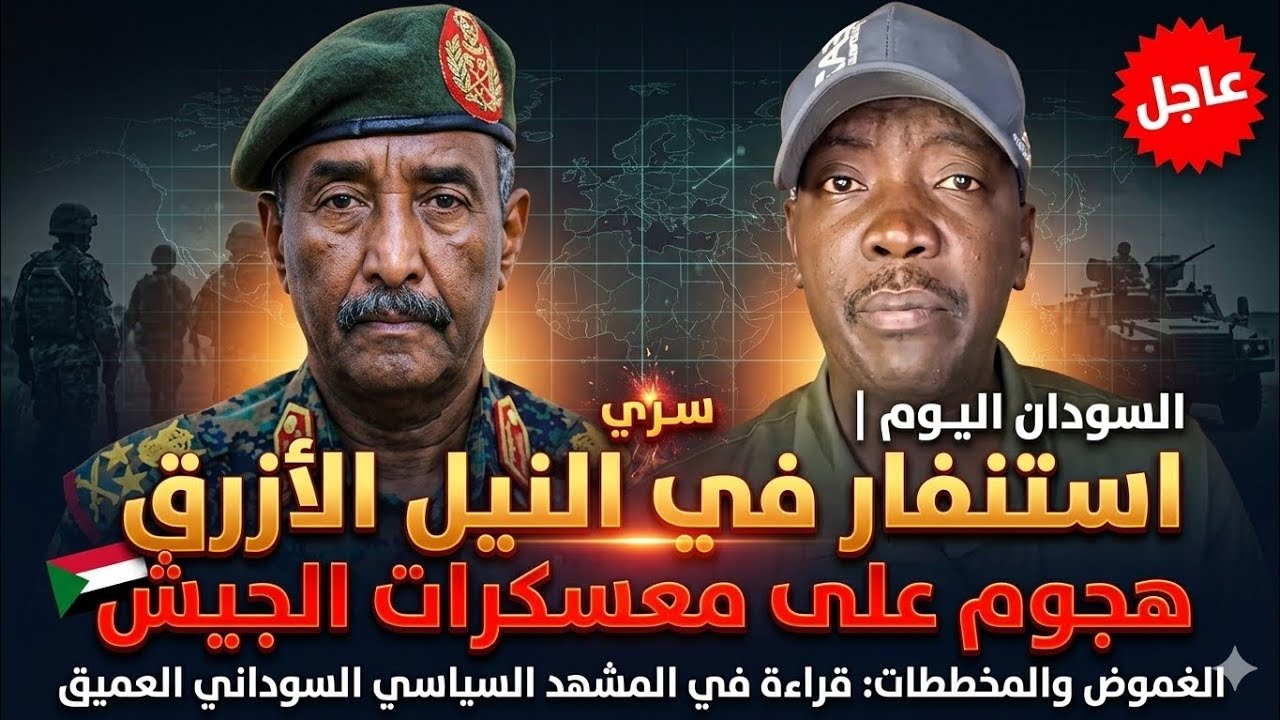 السودان اليوم | استنفار في النيل الأزرق ومحاولة هجوم على معسكرات الجيش