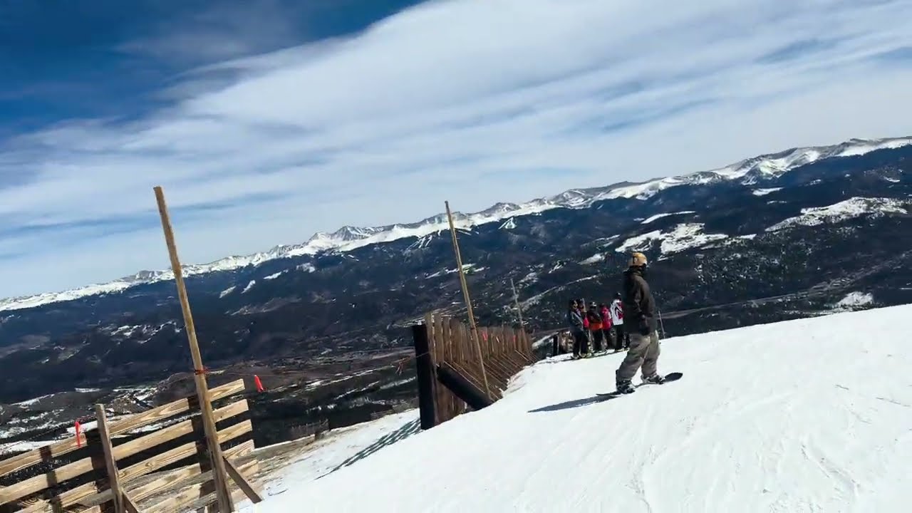 Breckenridge; Peak 6 top to Peak 7 base, holding my phone camera 🤦‍♂️