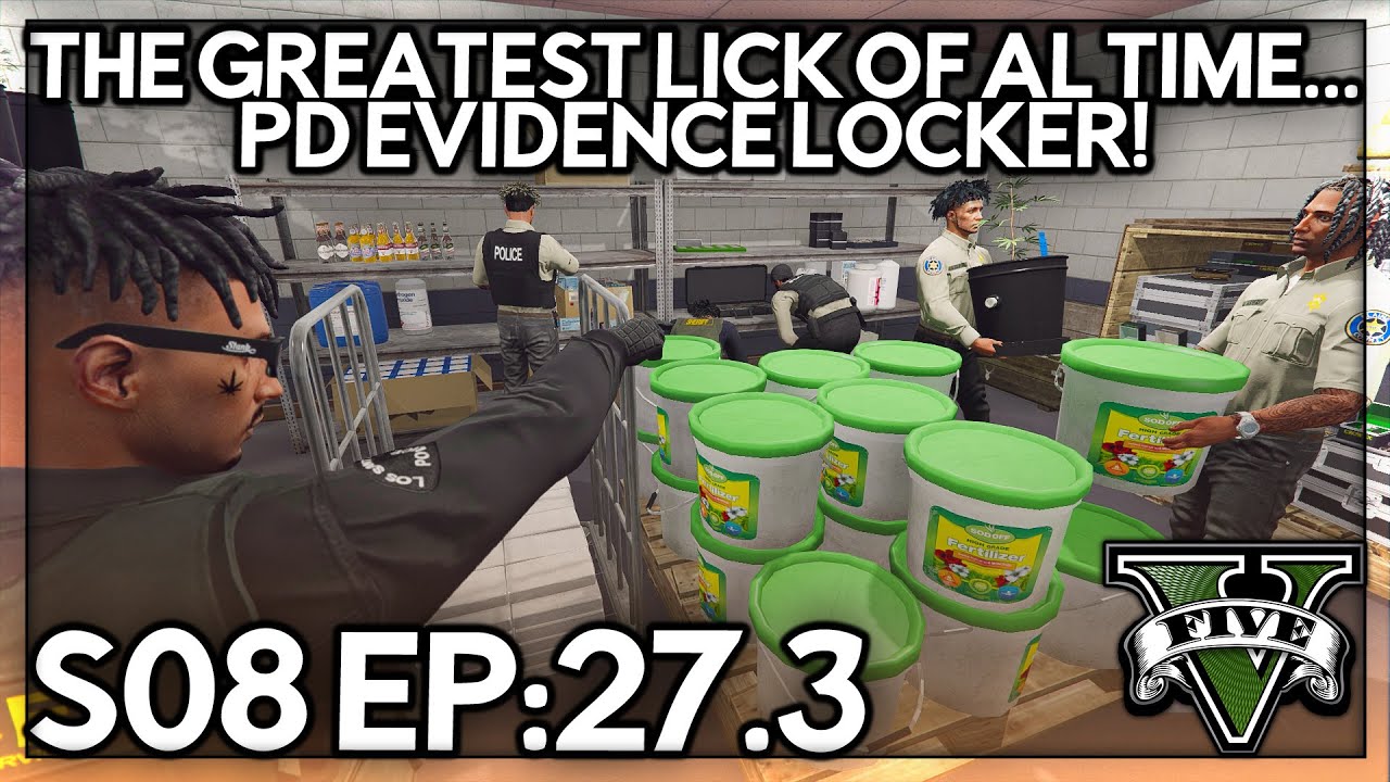 Episode 27.3: The Greatest Lick Of All Time… PD Evidence Locker! | GTA RP | GW Whitelist