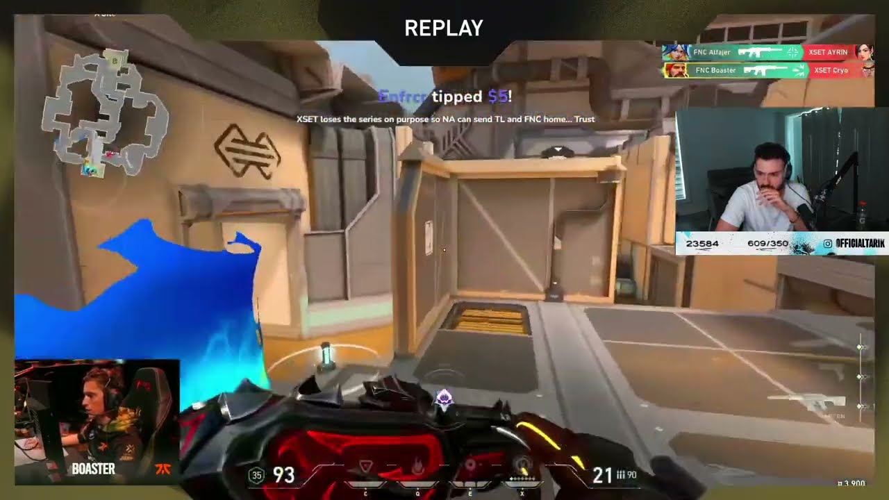 Yinsu giving hints to boaster LOL - tarik's reaction