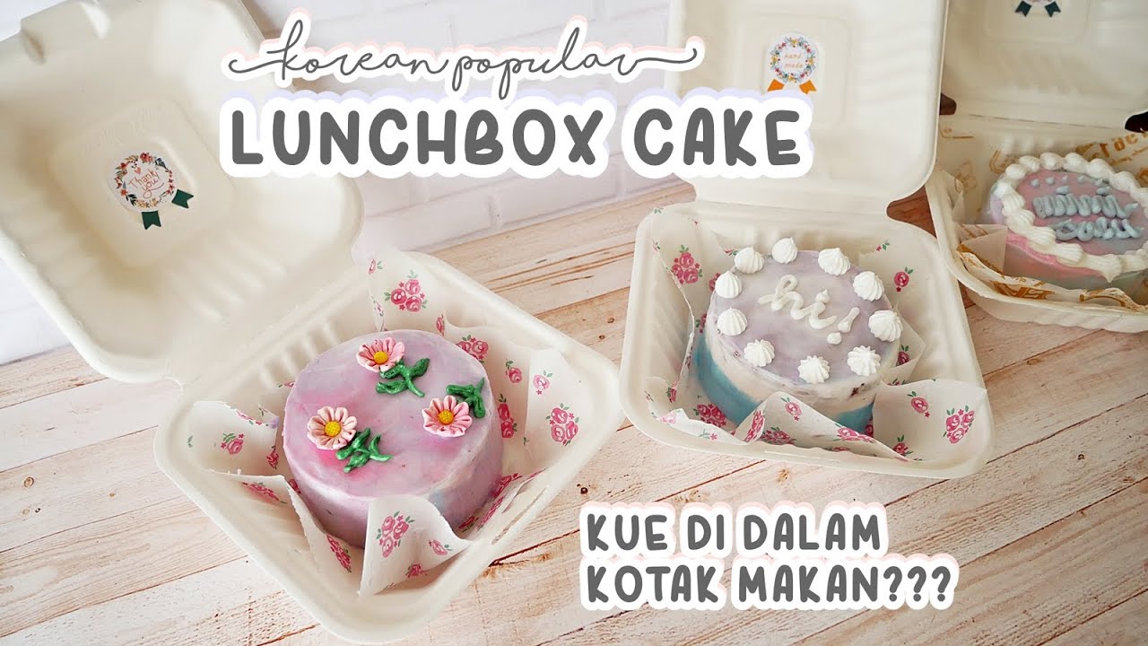 KOREAN LUNCH BOX CAKE ! Cake Populer di Korea