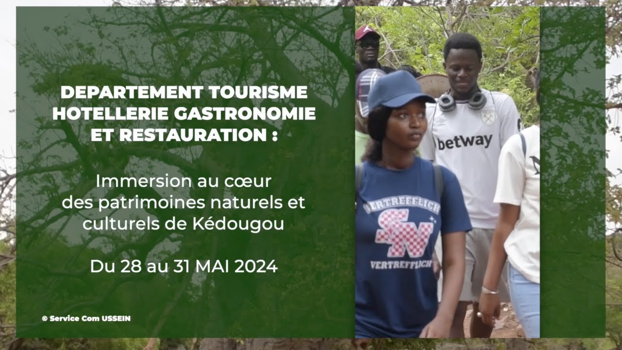 Département THGR: Voyage d'études des étudiants de licence 3 à Kédougou du 28 au 31 mai 2024