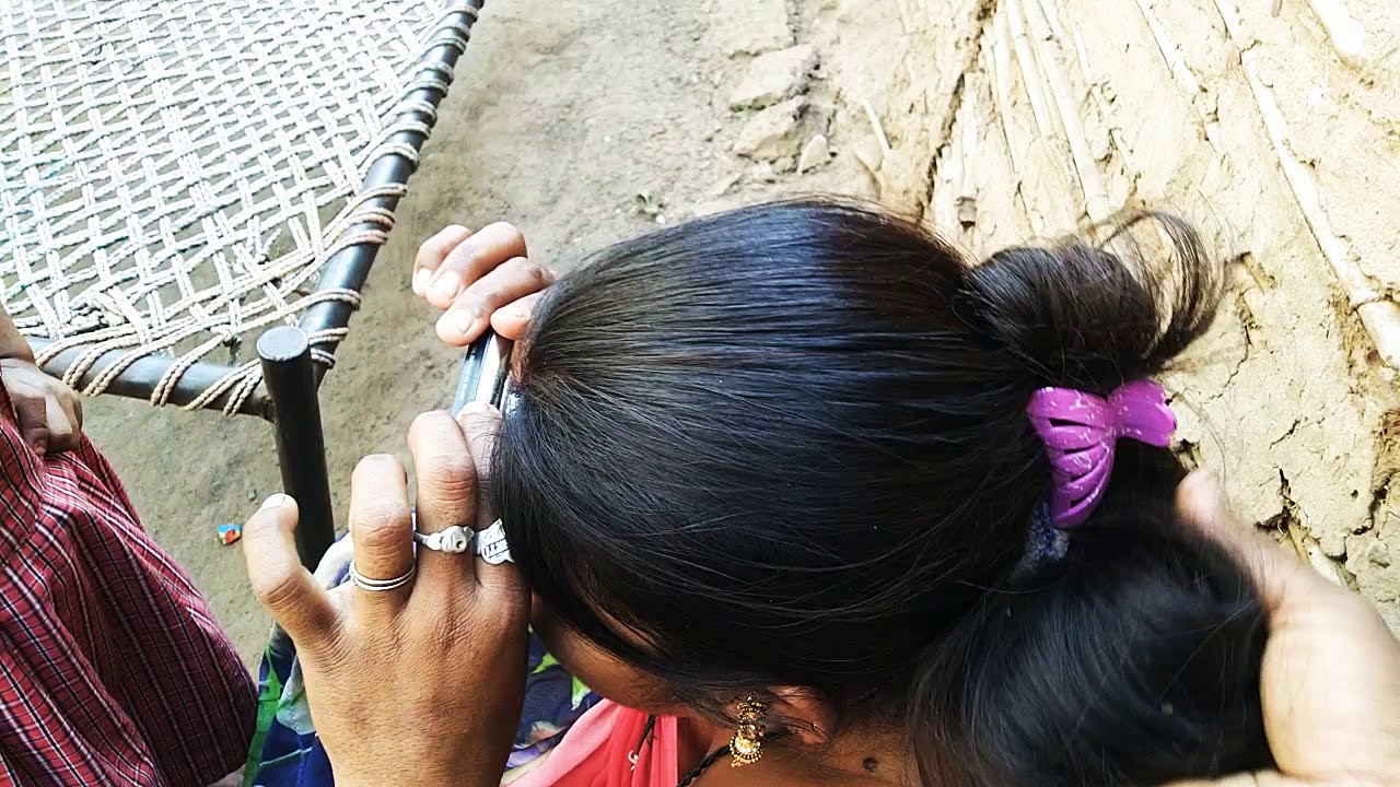 Bun to Open Hair Pulling