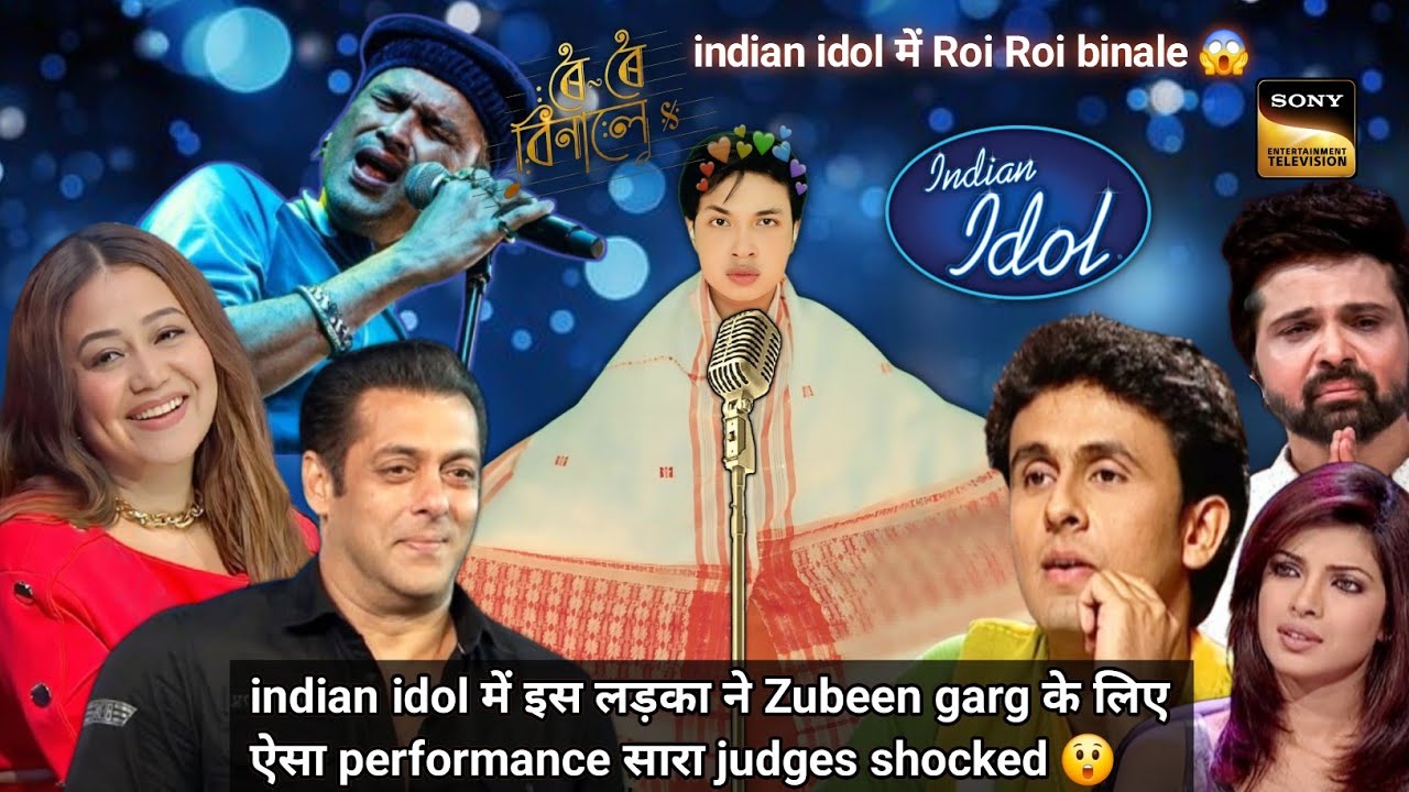 indian idol stage show में Roi Roi Binale ZG का बहुत दर्द बरा गाना😭💔 | indian idol S16 | zubeen garg
