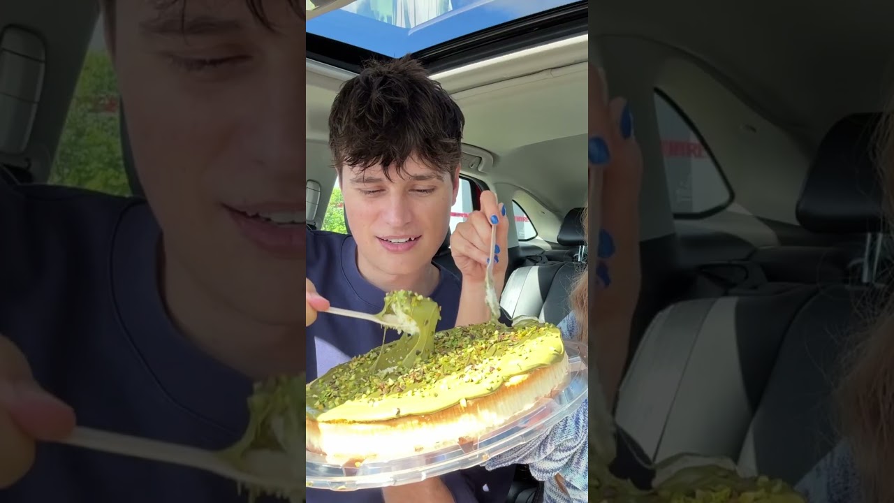 Trying The VIRAL $32 COSTCO Pistachio Cheesecake 💀