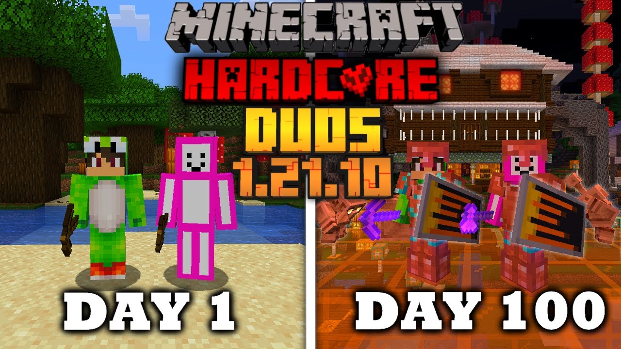 Мы выжили 100 дней в DUO 1.21.10 Hardcore Minecraft... Вот что произошло