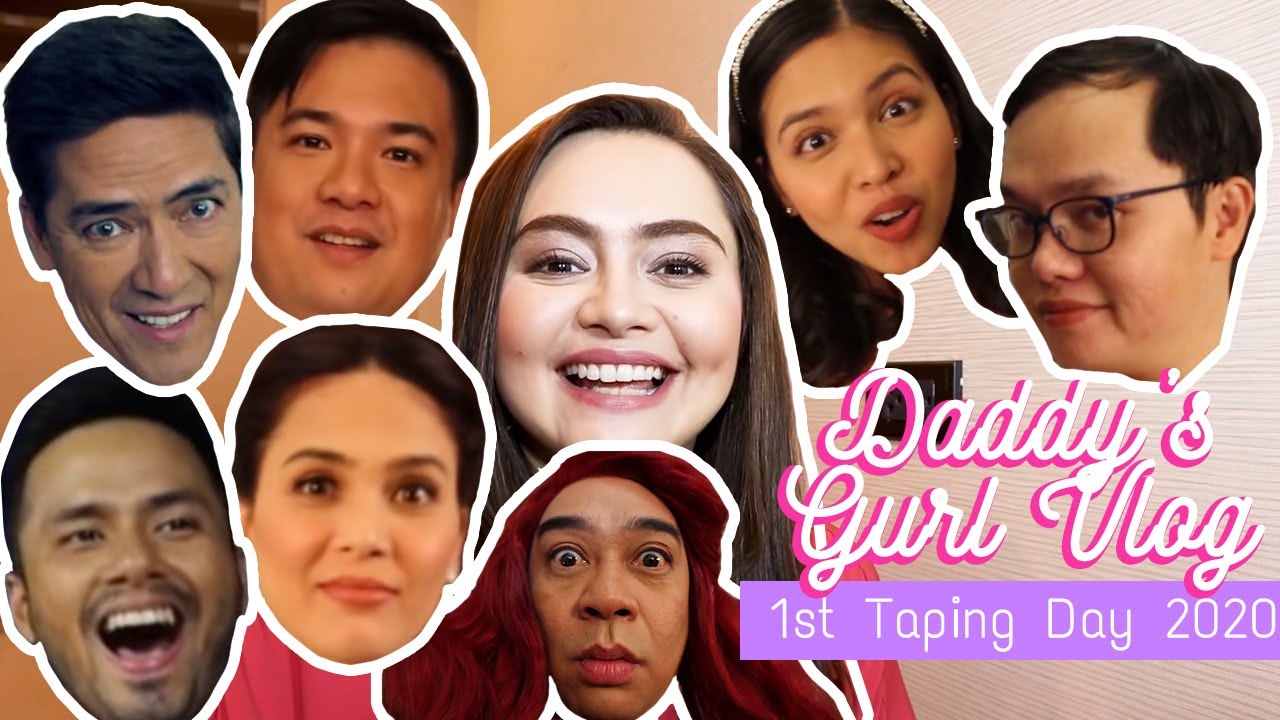Daddy's Gurl Cast - GANITO TALAGA KAMI (1st Taping day 2020) | Angelika Dela Cruz