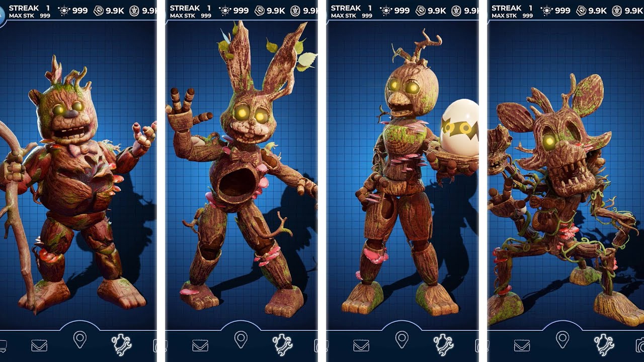 FNAF AR Woodland Toy Animatronics Jumpscare & Workshop Animations