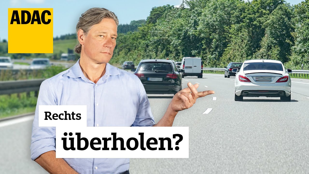 ADAC klärt auf: Wann ihr rechts überholen dürft – und wann es teuer wird! | ADAC | Recht? Logisch!
