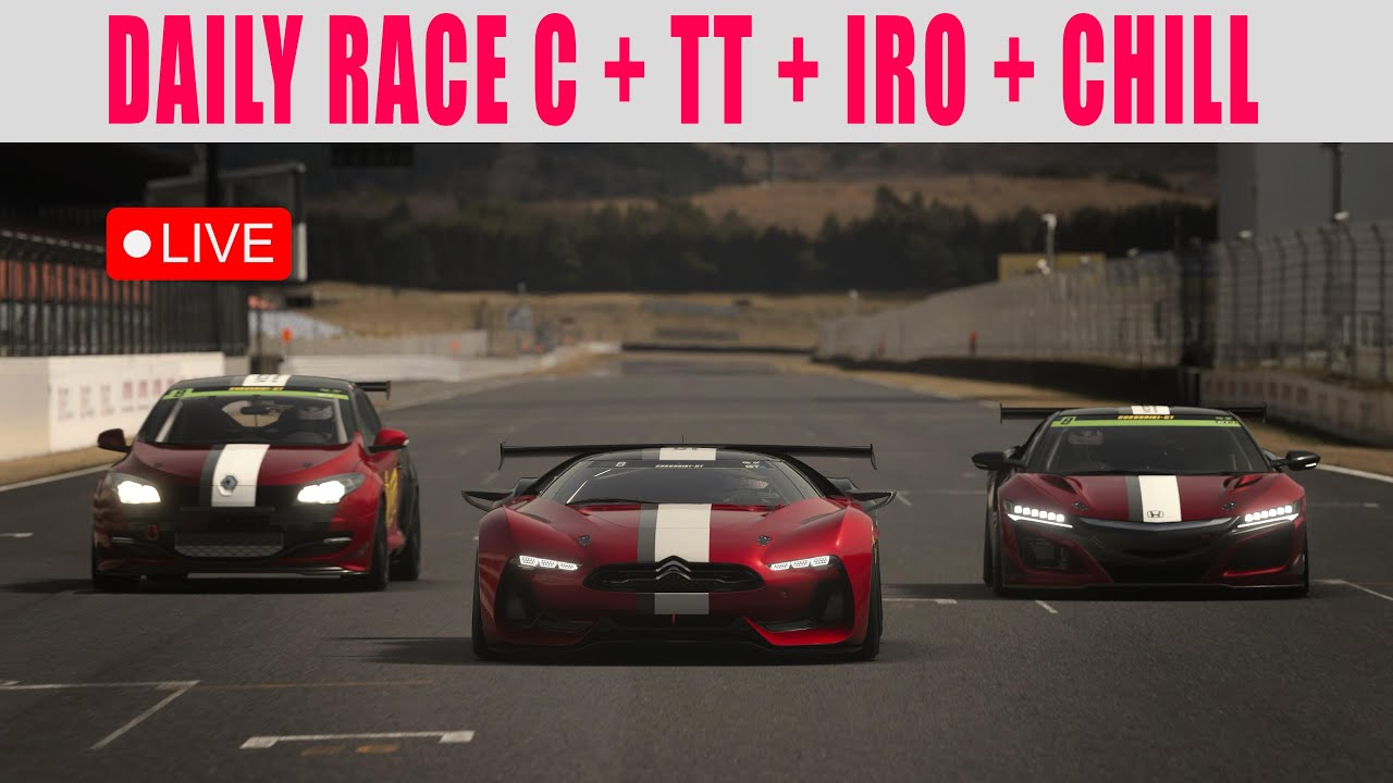 GT7 | LIVE STREAM | Daily Race C + TT + IRO | #gt7 #racing #gamer #gt #f1