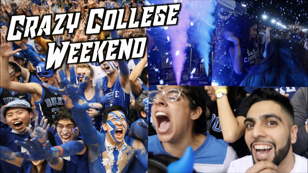 A COLLEGE WEEKEND At Duke University! (Craziest Experience)