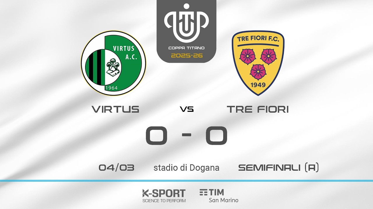 Coppa Titano 2025-26, Semifinali di andata | HL Virtus-Tre Fiori 0-0