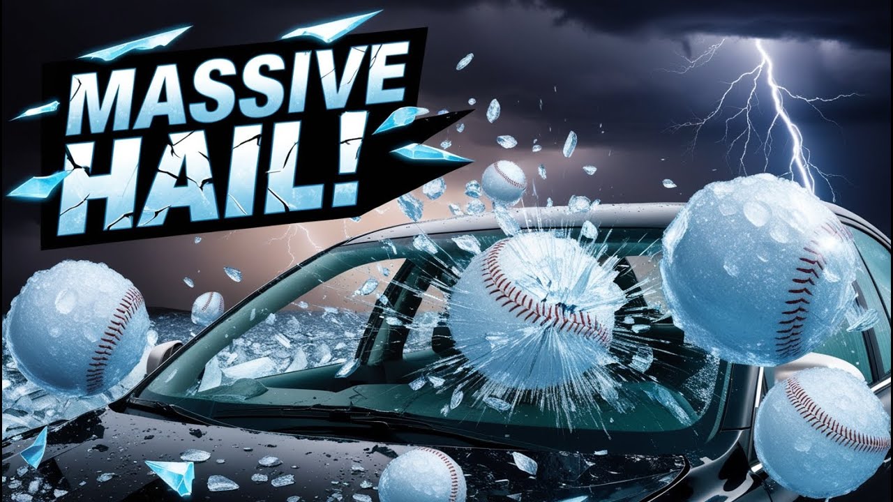 Massive Hailstones That Destroy Cars and Windows