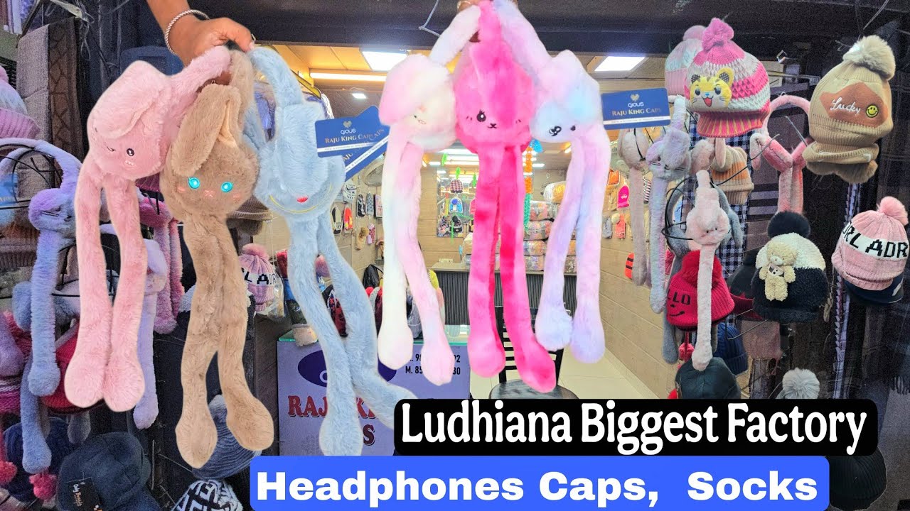 Headphones  वाले caps सीधा Ludhiana से Raju King Caps Manufactur 