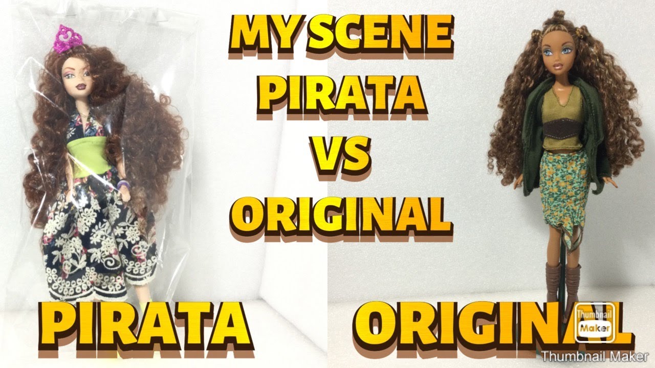 MUÑECA MY SCENE PIRATA, ANALISIS Y COMPARACION, LA AME, ES HERMOSA.