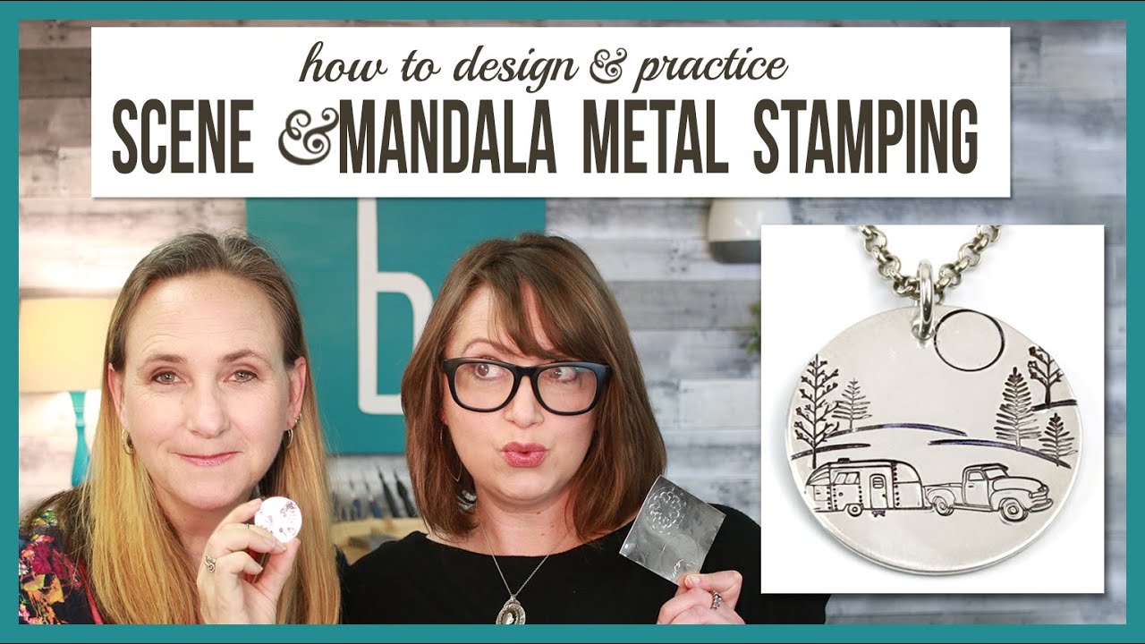 Scene and Mandala Metal Stamping - From Beaducation Live Episode 48