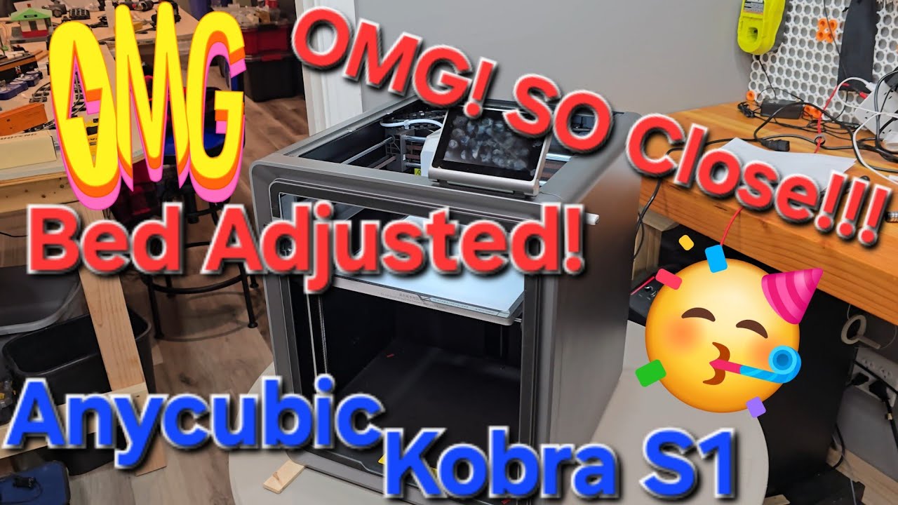 Kobra S1 Combo: SO CLOSE! Bed Level Determination, I will WIN!!!!