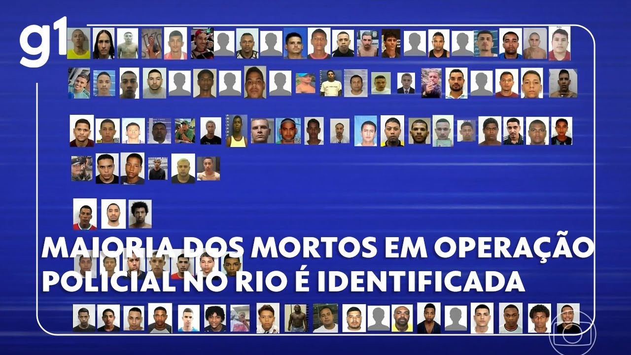 Maioria dos mortos em operação policial no Rio de Janeiro é identificada