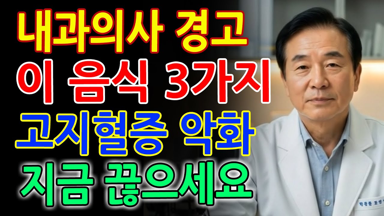 40년 경력 내과의사가 경고!｜고지혈증 환자라면 이 음식 3가지는 절대 끊으세요｜피 속 기름 잡는 식단과 혈관 회복 운동법｜혈관관리｜건강음식｜오디오북｜삶의지혜｜노후건강