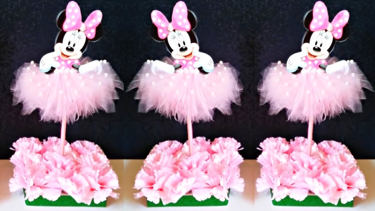 Decoracion con Tematica de Minnie Mouse FACIL