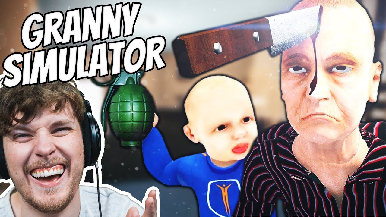 MOČIUTĖ MIRĖ DARYDAMA PRISITRAUKIMUS 😱 Granny Simulator | Vėjas & Twisteris | PILDYK