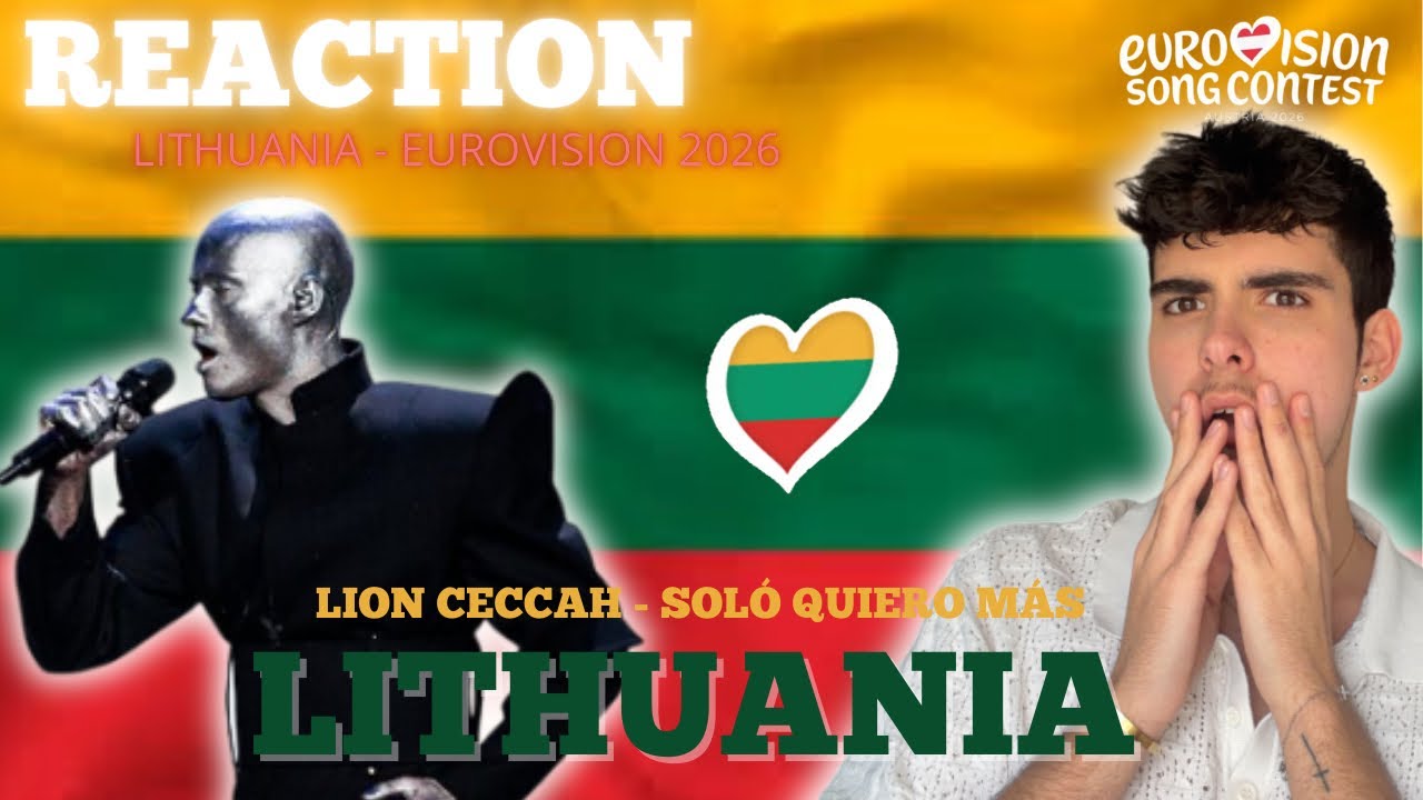 Lithuania 🇱🇹 Lion Ceccah - Soló Quiero Más |REACTION| (Lithuania Eurovision 2026)