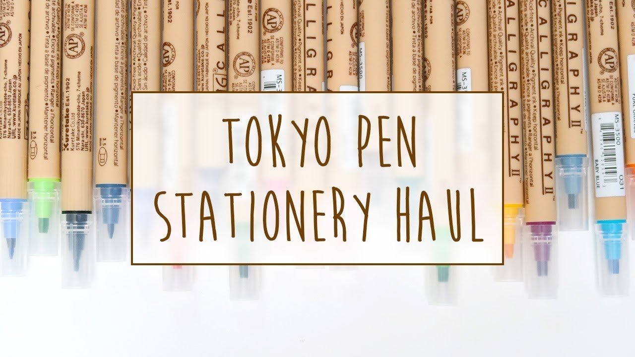 Tokyo Pen Stationery Haul ~ A Beautiful Fable