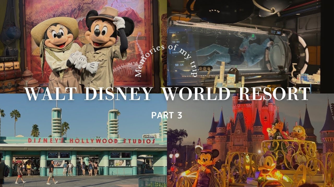 【WDW】夢のフロリダディズニーVlog アニマルキングダム/ハロウィンのマジックキングダム/ハリウッドスタジオ編￤海外ディズニーのハロウィンを満喫する🎃