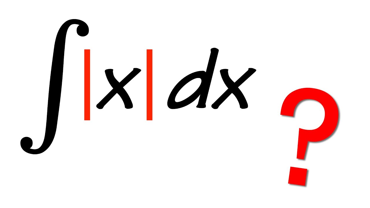 integral of abs(x)